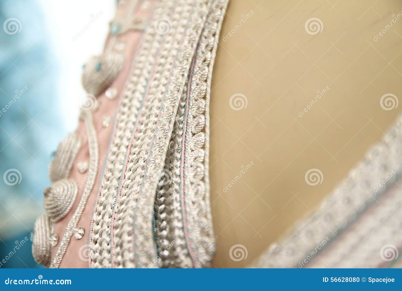 details of a moroccan caftan